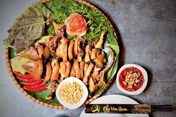 Gà đồi nướng